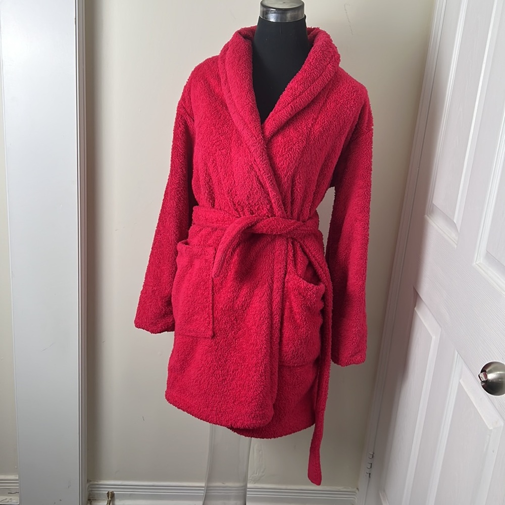 LASenza Hi Barbie Fuzzy Pink Robe Size Small & Medium